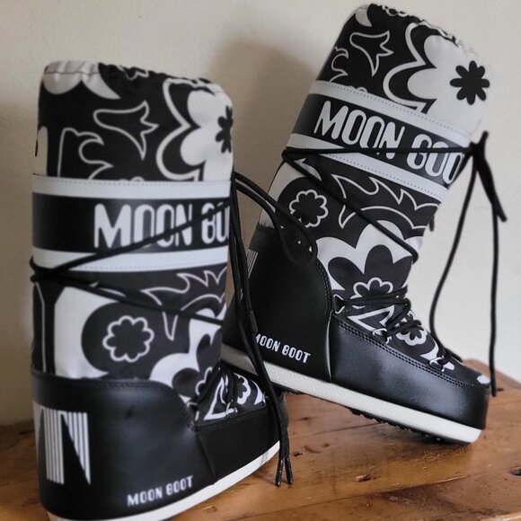 MoonBoots Floral Icon Size European 38 - Picture 4 of 4